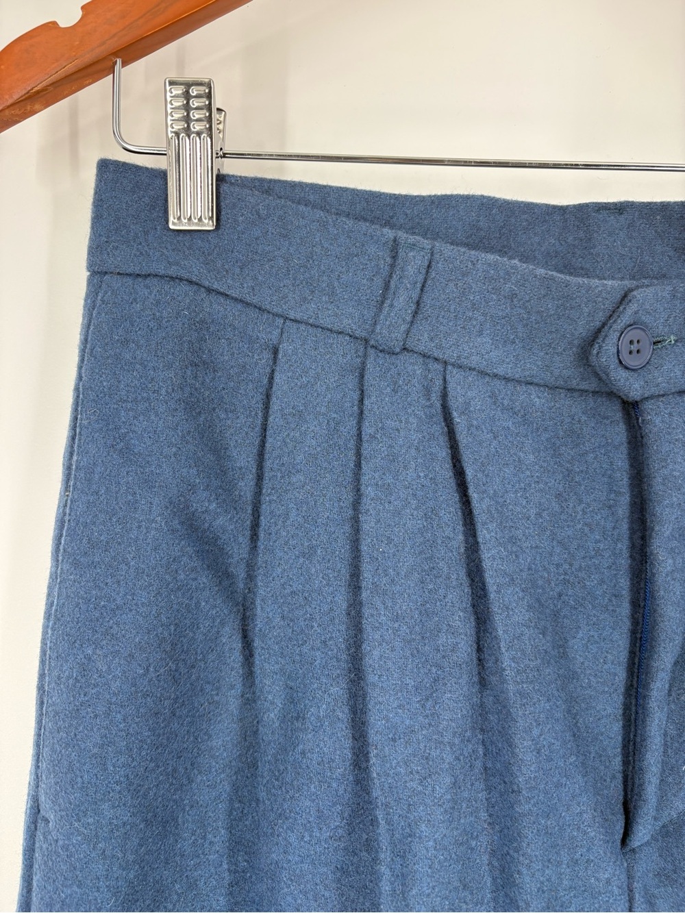 VTG DVF Old Money Wide Leg Cropped Pleated High Rise Trouser Pant NWT Women 12 - Picture 2 of 16